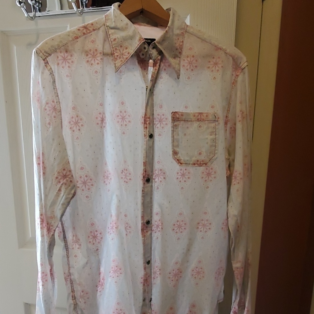 Energie Gold mens cotton western shirt